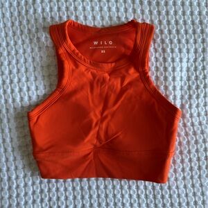 Wilo The Label Orange Sports Bra